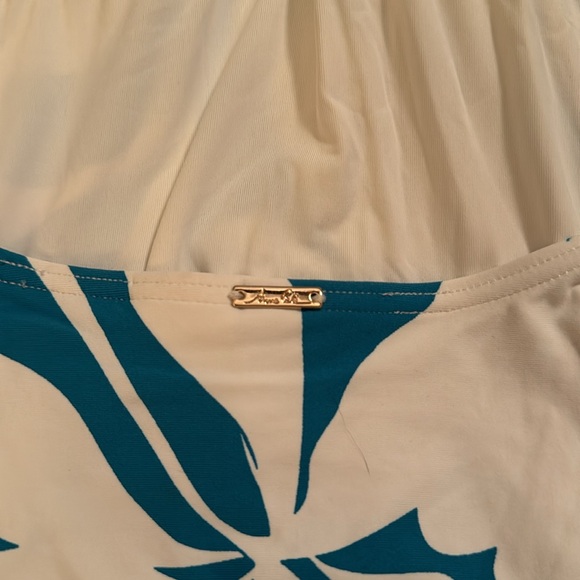 Anne Cole rash guard swimsuit with open back and high neck size 14. NWOT - Picture 4 of 12